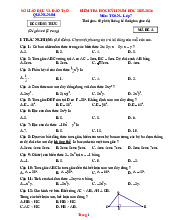 Đề Thi HK2 Toán 7 Sở GD Quảng Nam 2025-2026 Có Đáp Án