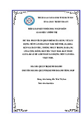 Tiểu luận kết thúc môn GDCT | Trường Đại học Kinh Tế - Luật