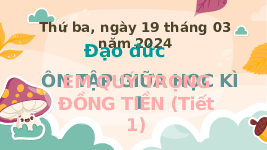 Giáo án điện tử Đạo đức 4 Bài 10 Chân trời sáng tạo: Em quý trọng đồng tiền