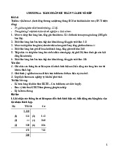 CHƯƠNG 4 - NGUYÊN LÝ KẾ TOÁN: TÀI KHOẢN VÀ GHI SỔ KÉP