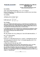 Đề thi học sinh giỏi Toán 9 năm 2025 – 2026 trường THCS Nguyễn Trãi – Nghệ An