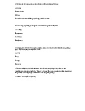 Câu hỏi trắc nghiệm môn Hệ thống Thông tin trong Kế toán| Trường Đại học Công nghiệp Thành phố Hồ Chí Minh