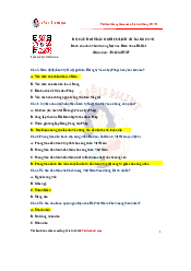 Bộ trắc nghiệm Lịch sử đảng cộng sản Việt Nam | Đại học Bách Khoa Hà Nội