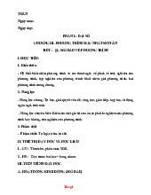 Giáo Án Toán 8 Theo CV 5512 Học Kỳ 2 Rất Hay