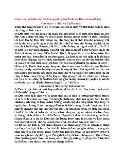 Văn mẫu lớp 6 Chân trời sáng tạo bài Cảm nhận về nhân vật Sọ Dừa qua truyện cổ tích Sọ Dừa mà em đã học