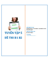 Bo 5 de mau on thi VSTEP tu B1 - C1