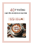 Top 40 ý tưởng khuyến mãi độc đáo cho ngành F&B - Tài liệu ôn tập | đại học Hoa Sen