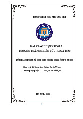 Nghiên cứu về ảnh hưởng của âm nhạc đến sự tập trung | Bài thảo luận Phương pháp nghiên cứu khoa học
