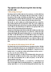 Tập nghiệm của bất phương trình kèm bài tập chi tiết nhất