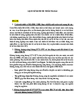 Ôn Tập Về Lịch Sử Kinh Tế Nước Ngoài | Môn Lịch sử kinh tế - Đại Học Sư phạm Kỹ thuật Hưng Yên