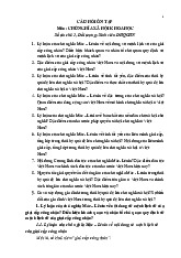 Đề Cương Ôn Tập Môn: Chủ Nghĩa Xã Hội Khoa Học (CNXHK). Môn Chủ nghĩa xã hội khoa học (UET) | Trường Đại học Công nghệ, Đại học Quốc gia Hà Nội.