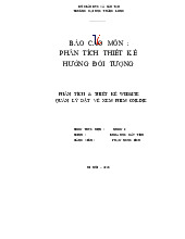 Báo cáo môn :  Phân tích thiết kế  Hướng đối tượng Phân tích & thiết kế website  Quản lý đặt vé xem phim online | Thực tập cơ bản | Trường Đại học Bách Khoa Hà Nội