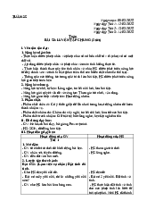 Tài liệu giảng dạy môn toán lớp 3-tuần 25