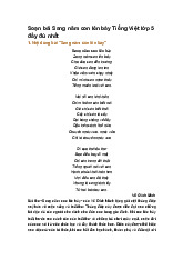 Soạn bài Sang năm con lên bảy Tiếng Việt lớp 5 đầy đủ nhất