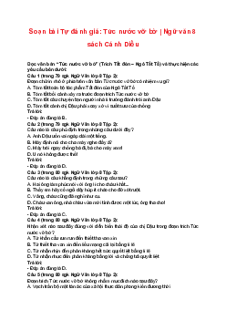 Soạn bài Tự đánh giá: Tức nước vỡ bờ | Ngữ văn 8 sách Cánh Diều