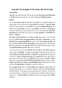 Soạn bài Văn tế nghĩa sĩ Cần Giuộc | Ngữ văn 11 Kết nối tri thức