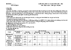 Giáo án điện tử Khoa học tự nhiên 6 Chân trời sáng tạo : Đề thi học kỳ 2