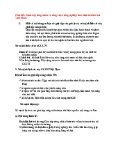 Giai cấp công nhân Việt Nam và vai trò trong công nghiệp hóa, hiện đại hóa- Đề cương môn chủ nghĩa xã hội khoa học  -Trường Đại học công đoàn