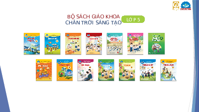 Giáo án điện tử Âm nhạc 5 Chân trời sáng tạo: Giới thiệu sách giáo khoa môn âm nhạc 5