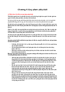 Chương 4: Quy phạm pháp luật - Pháp luật đại cương | Trường Đại học CNTT Thành Phố Hồ Chí Minh