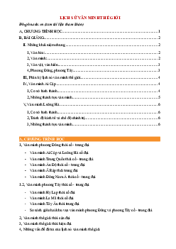 Giáo trình tổng hợp về bộ môn Lịch sử văn minh thế giới | Đại học Sư phạm Hà Nội