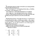 Bài tập môn địa chất công trình - trường đại học Kiến trúc.