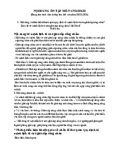 Ôn tập môn Chủ nghĩa xã hội khoa học | Đại học Kinh tế kỹ thuật công nghiệp