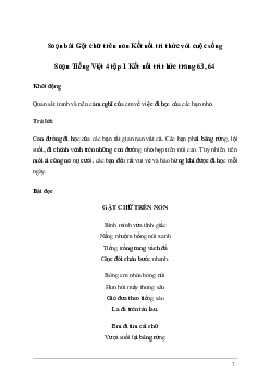 Soạn bài Đọc: Gặt chữ trên non | Kết nối tri thức