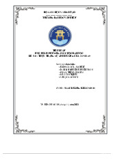 Tiểu luận THỰC TRẠNG SỰ ẢNH HƯỞNG CỦA COVID-19 môn Phương pháp học - Trường Đại học Văn Hiến.