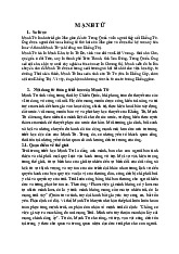 MẠNH TỬ - Luận văn cuối kỳ về triết học và tư tưởng nhân sinh