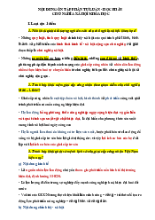 Nội dung ôn tập tự luận - Chủ nghĩa xã hội khoa học | Học viện Chính sách và Phát triển