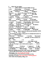 Tổng hợp đề  ôn tập tiếng anh cơ bản 2 | Học viện tài chính