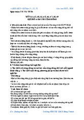 Giáo án Chủ đề 6: Em với cộng đồng môn Hoạt động trải nghiệm lớp 8