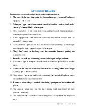 Bài tập cuối kì Tiếng Anh