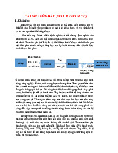 Tài Nguyên Đất - Nhóm 1: Khái Niệm và Hiện Trạng Sử Dụng