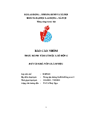 Đề tài khả năng làm việc -  Công tác xã hội | Trường đại học Lao động - Xã hội