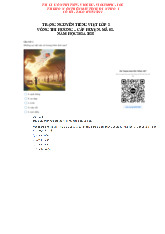 Bộ đề thi ôn luyện 2 dành cho học sinh lớp 2 tham gia cuộc thi Trạng Nguyên Tiếng Việt, vòng thi Hương 2024-2025