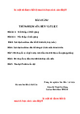 Bài giảng thí nghiệm môn Sức bền vật liệu | Trường Đại học Bách Khoa Hà Nội