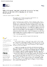 Những triển vọng mới trong phân tích điện hóa các ion kim loại nặng (Cd, Pb, Zn, Cu) - Bài báo tiếng anh Phân tích điện hóa