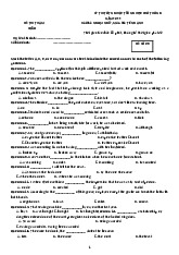 Đề thi tham khảo kỳ thi tốt nghiệp trung học phổ thông năm 2022 số 9  | Học viện Hành chính Quốc gia