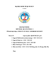 Công Ty Mondelez Kinh Đô | Môn Quản lý học - Đại học Kinh Tế Quốc Dân