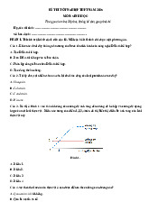 Đề thi thử tốt nghiệp THPT 2025 môn Sinh học bám sát đề minh họa - Đề 5