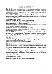 Bài tập kinh tế đầu tư - Kinh tế quốc tế | Học viện Chính sách và Phát triển