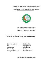 Bài tập kết thúc học phần môn Kinh tế vi mô | Trường Đại học Tài nguyên và Môi trường Hà Nội