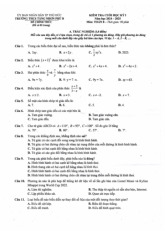 Đề cuối học kỳ 1 Toán 8 năm 2024 – 2025 trường THCS Tăng Nhơn Phú B – TP HCM