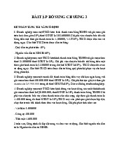 Bài tập bổ sung kế toán tăng tài sản cố định môn Luật kế toán | Trường Đại học Nha Trang
