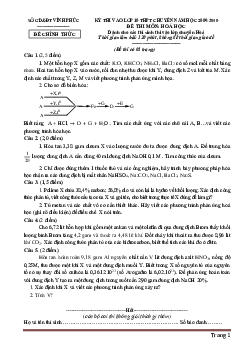 TOP 35 đề thi tuyển sinh lớp 10 THPT Chuyên năm 2009-2010 môn hóa học Sở GD Vĩnh Phúc (có lời giải)