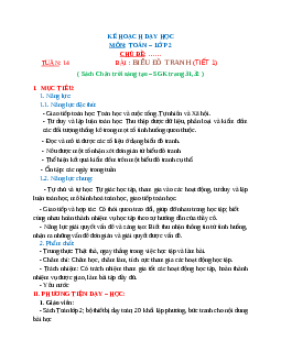 Giáo án Toán 2 sách Chân trời sáng tạo | Tuần 14 | Tiết 4
