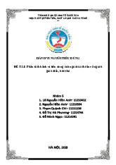 Phân Tích và So Sánh Cách Tân, Giáo Điều | Môn Hành vi người tiêu dùng - Đại học Kinh Tế Quốc Dân
