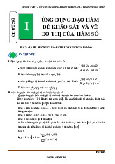 Chuyên đề giá trị lớn nhất và giá trị nhỏ nhất của hàm số từ cơ bản đến nâng cao